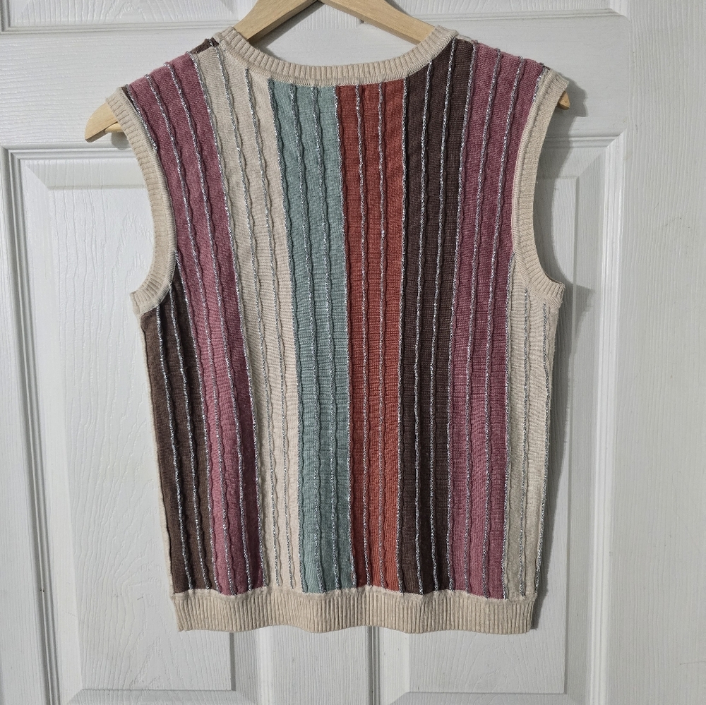 Women's Kori America Shirt Top Sweater Sz M - Picture 4 of 4